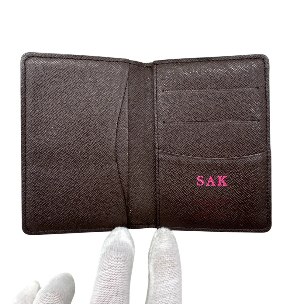 🔴 Louis Vuitton Pocket Organizer Card Wallet - Damier Ebene